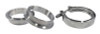 Torque Solution Stainless Steel V-Band Clamp & Flange Kit - 2.5in - TS-VBK-25