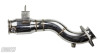 Turbo XS 2015+ Ford Mustang Ecoboost Downpipe w/ High Flow Catalytic Converter - M15-DPC