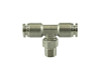 Turbosmart 1/8 NPT to TEE 1/4 Pushloc Stainless Steel - TS-0550-3055