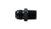 Vibrant -6AN to 1/2in NPT Straight Adapter Fitting - Aluminum - 10218