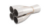 Vibrant 4-1 SS Merge Collector (2.375in Inlet ID 3.00in Merge OD 3.50in Outlet OD) Single Unit - 10320