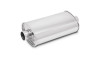 Vibrant 2in In/Out Center/Center Stainless Steel StreetPower Oval Muffler - 1100