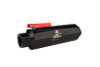 Aeromotive In-Line AN-12 Filter w/Shutoff Valve 100 Micron SS Element - Black Anodize Finish - 12332