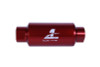 Aeromotive In-Line Filter - (AN-10) 10 Micron Microglass Element Red Anodize Finish - 12340