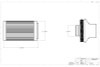Aeromotive In-Line Filter - (AN-10) 10 Micron Microglass Element Red Anodize Finish - 12340
