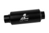 Aeromotive In-Line Marine Filter - AN-12 - 40 Micron SS Element - Black Hardcoat Finish - 12343