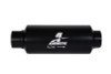 Aeromotive In-Line Marine Filter - AN-12 - 40 Micron SS Element - Black Hardcoat Finish - 12343