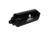 Aeromotive In-Line Filter - (AN-6 Male) 10 Micron Fabric Element Bright Dip Black Finish - 12347