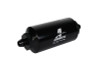 Aeromotive In-Line Filter - (AN-6 Male) 10 Micron Fabric Element Bright Dip Black Finish - 12347