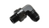 Vibrant -6AN to 1/8in NPT Male Swivel 90 Degree Adapter Fitting - 11353