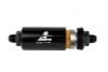 Aeromotive In-Line Filter - (AN -8 Male) 10 Micron Fabric Element Bright Dip Black Finish - 12377