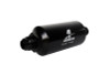 Aeromotive In-Line Filter - AN -10 size Male - 10 Micron Microglass Element - Bright-Dip Black - 12385