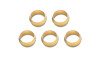 Vibrant 1/4in Brass Olive Inserts - 5pk - 16464