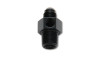 Vibrant -6AN Male to 1/4in NPT Male Union Adapter Fitting w/ 1/8in NPT Port - 16495