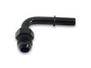 Vibrant 90 Degree Aluminum AN to Male Quick Connect Fitting -8AN - 0.375in Barb Size - 16877