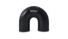 Vibrant 4 Ply Reinforced Silicone Elbow Connector - 3in ID x 4.25in Leg 180 Deg Elbow (BLACK) - 19668