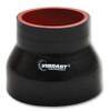 Vibrant 4 Ply Reducer Coupling .75in x .50in x 4in Long - Black - 19710