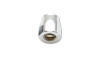 Vibrant -4AN Hose End Socket - Silver - 20954S