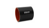Vibrant 4 Ply Reinforced Silicone Straight Hose Coupling - 2.75in I.D. x 3in long (BLACK) - 2712