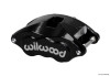 Wilwood Caliper-D52-Black Pwdr 1.25/1.25in Pistons 1.28in Disc - 120-10938-BK