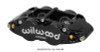 Wilwood Caliper Forged Narrow Superlite FNSL4R-DS Dust Seal 1.25/1.25 1.10in Rotor Width - Black - 120-14439-BK