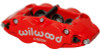 Wilwood Caliper-Forged Narrow Superlite 6R-R/H 1.75/1.25in/1.25in Pistons 1.25in Rotor - Red - 120-14550-RD