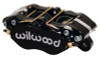 Wilwood Caliper-Dynapro Dust-Boot 5.25in Mount - Blk 1.75in Pistons 1.00in Disc - 120-15131-BK