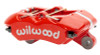 Wilwood Caliper-Forged Dynapro 5.25in Mount/ 4 - 1.98in Pistons/ .81in x 13.06in. Rotor - Red - 120-15585-RD