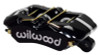 Wilwood Caliper-Forged Dynapro 4 5.25in Mount-Black-Universal 1.38/1.38in Pistons .81in Disc - 120-16190-BK