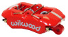 Wilwood Caliper-Forged Dynapro 4 5.25in Mount-Red-Universal 1.38/1.38in Pistons .81in Disc - 120-16190-RD