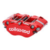 Wilwood Narrow Dynapro 4.75in Mount 1.12/1.12in Pistons .950in Disc - Red Caliper - 120-16687-RD Photo - Primary