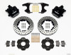 Wilwood Combination Parking Brake Rear Kit 11.00in Drilled Civic / Integra Drum 2.46 Hub Offset - 140-10208-D