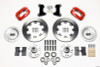 Wilwood Forged Dynalite Front Kit 12.19in Red 74-80 Pinto/Mustang II Disc Spindle only - 140-10440-R