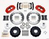 Wilwood Narrow Superlite 6R Front Hub Kit 12.88in Red 70-78 Camaro (*Line Kit Needed*) - 140-10485-R