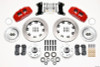 Wilwood Dynapro 6 Front Hub Kit 12.19in Drilled Red 67-69 Camaro (*Line Kit Needed*) - 140-10510-R