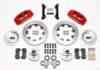 Wilwood Dynapro 6 Front Hub Kit 12.19in Red 70-78 Camaro - 140-10738-R