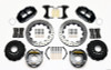 Wilwood Narrow Superlite 4R Rear P-Brk Kit 12.88in Drilled Chevy 12 Bolt-Spec 3.15in Brng Front mt - 140-10909-D