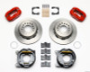 Wilwood Forged Dynalite P/S Park Brake Kit Red Chevy 12 Bolt-Spec 3.15in Brng Stggrd mt - 140-10918-R