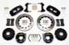 Wilwood AERO4 Rear P-Brake Kit 14.00in Drilled 2005-2014 Mustang - 140-10950-D