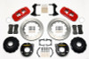 Wilwood AERO4 Rear P-Brake Kit 14.00in Red 58-64 Olds/Pontiac Ends 2.81in Offset - 140-10953-R