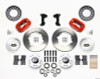 Wilwood Forged Dynalite Front Kit 11.00in Red 74-80 Pinto/Mustang II Disc Spindle only - 140-11017-R