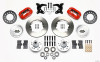 Wilwood Forged Dynalite Front Kit 11.00in Red 65-72 CDP A Body - 10in Drum - 140-11023-R