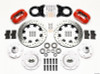 Wilwood Forged Dynalite Front Kit 12.19in Drill Red 1965-1969 Mustang Disc & Drum Spindle - 140-11072-DR