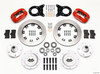 Wilwood Forged Dynalite Front Kit 12.19in Red 1965-1969 Mustang Disc & Drum Spindle - 140-11072-R