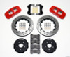 Wilwood AERO6 Front Hat Kit 14.25 Drilled Red 2010-2015 Camaro - 140-11269-DR