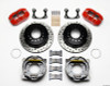 Wilwood Dynapro Low-Profile 11.00in P-Brake Kit Drill-Red Big Ford 2.36in Offset - 140-11387-DR