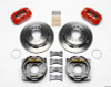 Wilwood Dynapro Low-Profile 11.00in P-Brake Kit - Red Chevy 12 Bolt 2.75in Off w/ C-Clips - 140-11398-R