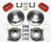 Wilwood Dynapro Low-Profile 11.00in P-Brake Kit - Red Chevy 12 Bolt Spcl 2.81in Off Stag Mount - 140-11400-R