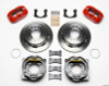 Wilwood Dynapro Low-Profile 11.00in P-Brake Kit - Red Small Ford 2.50in Offset - 140-11403-R