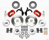 Wilwood Forged Dynalite Front Kit 11.00in Red 55-57 Chevy - 140-11491-R